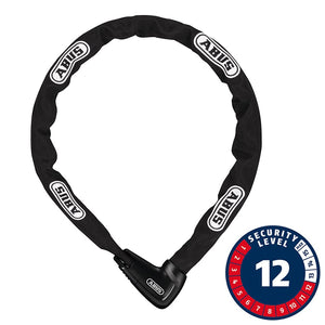Abus Chain Locks Abus Steel-O-Chain 9809K XPlus Chain Lock Key 9mm 140cm 4.6' Black