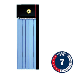 Abus Folding Locks Abus Bordo Big uGrip 5700 Folding Lock Key 100cm 3.3' 5mm Blue