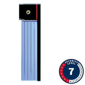 Abus Folding Locks Abus Bordo uGrip 5700 SH Folding Lock Key 80cm 2.6' 5mm Blue