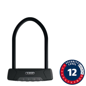Abus U-Lock Abus Granit Plus 470 U-Lock Key 12mm 15.0cm x 23.0cm 5.9" x 9" USH Black