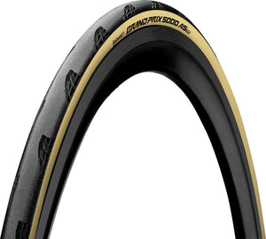 Continental Tires Continental Grand Prix 5000 All Season TR Tire - 700 x 32 Tubeless Folding BLK/Cream BLKChili Vectran Breaker LazerGrip