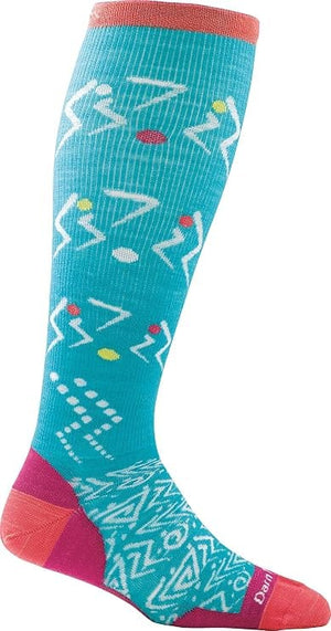 Darn Tough Socks Darn Tough Vermont Women's Ultra-Light Running Teal Socks- Small