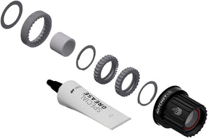 DT Swiss Freehubs DT Swiss Ratchet LN Freehub Body Upgrade Kit - Shimano Micro Spline Standard Aluminum Sealed Bearing 36T