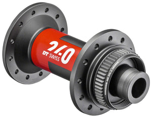 DT Swiss Front Hub DT Swiss 240 Front Hub - 12 x 100mm Center-Lock Black/Red 28H