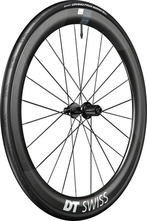 DT Swiss Rear Wheel DT Swiss ARC 1400 DiCut 50 Rear Wheel - 700 12 x 142mm Center-Lock HG11 Road/XDR Ratchet EXP 36 BLK WTS w/Grand Prix 5000 STR Tire