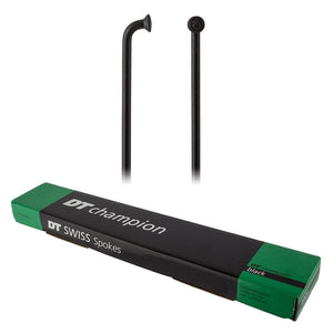 Dt swiss Spokes Dt swiss Champion J-Bend 2.34 (13G) 246mm Box of 100 Black No