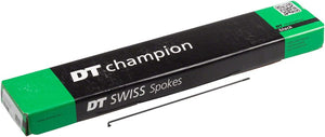 DT Swiss Spokes DT Swiss Champion Spoke: 2.0mm 191mm J-bend Black Box of 100