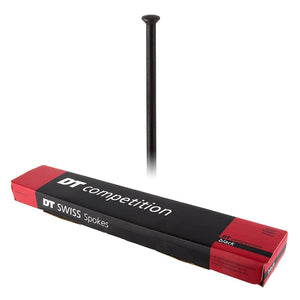 Dt swiss Spokes Dt swiss Competition Straight Pull Straight Pull 2.0/1.8/2.0 250mm Box of 100 Black No
