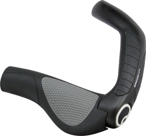 Ergon Grips Ergon GP5 Grips - Black/Gray Lock-On Small