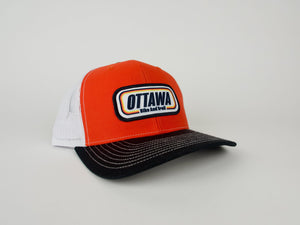 First In Apparel Shop Merch Ottawa Bike and Trail Trucker Cap Speedway Logo