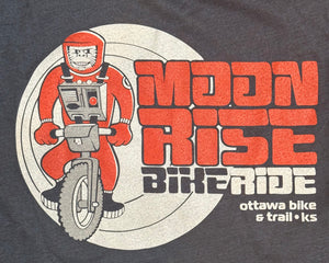 Front Row Sports Shop Merch Moonrise Bike Ride Logo T-Shirt - Retro Editions