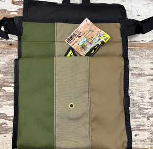 Green Guru Panniers Green Guru Freerider 31L Pannier - Green, Beige, Light Brown