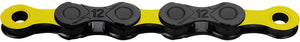 KMC Chains KMC DLC 12 Chain - 12-Speed 126 Links Black/Yellow