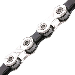 KMC Chains KMC X10 Chain - 10-Speed Nickel/Black Bulk 500 Foot Roll