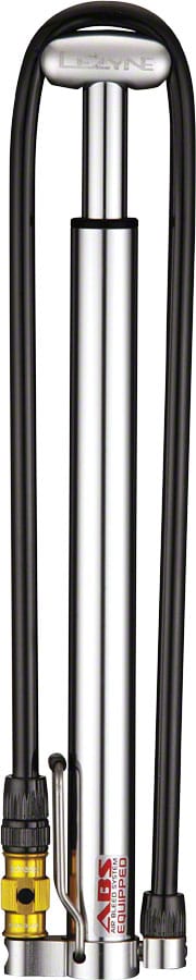 Lezyne Frame Pump Lezyne Micro Floor Drive HV- High Volume Frame Pump Silver