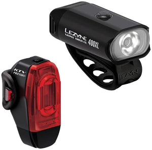 Lezyne Lights Lezyne Mini Drive 400XL/KTV Drive Pro+ Headlight/Taillight Set -  Black