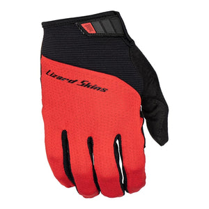 Lizard Skins Full Finger Gloves Lizard Skins Monitor Traverse Full Finger Gloves Crimson Red L Pair