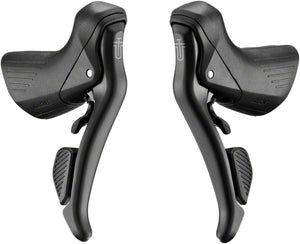 microSHIFT Brake/Shift Lever - Drop Bar microSHIFT Sword Black Drop Bar Shifter/Brake Lever Set - 2 x 9-Speed Black