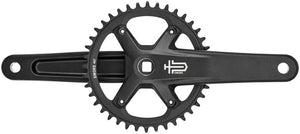 microSHIFT Cranksets and Arms 175Mm / 40T microSHIFT Sword BLK 1x Crankset - 9/10-Speed 110 Asym BCD JIS Square Taper Spindle Interface, Black