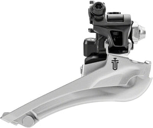 microSHIFT Front Derailleurs and Parts Braze-On microSHIFT Sword Black Front Derailleur - 9-Speed Double 46-52t Max Ring
