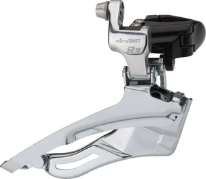 microSHIFT Front Derailleurs and Parts microSHIFT R9 Front Derailleur 9-Speed Triple 50/39/30T 31.8/34.9 Band Clamp Shimano Compatible