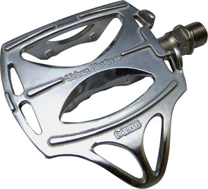 MKS Pedals MKS Urban Platform Pedals - Platform Aluminum 9/16" Silver