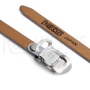 MKS Toe Clips & Straps MKS Leather Toe Straps 420mm Long Brown