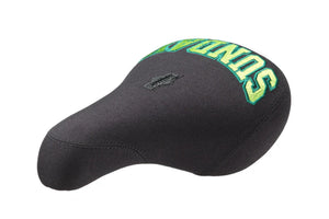 Odyssey BMX Sunday Blockhead Fat Seat (Black/Green)