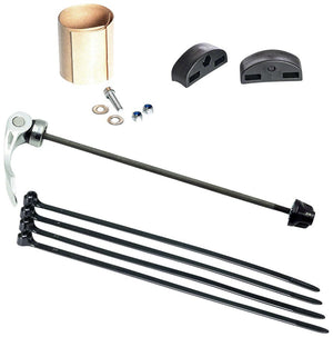 Old Man Mountain Bicycle Mounted Rack Part Old Man Mountain Front  Fit Kit - Cut to Fit 5mm Thru-Axle QR Kit  Front Rear