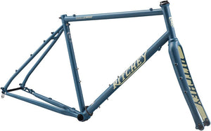 Ritchey All-Road Frame X-Small Ritchey Outback Breakaway Frameset - 700c, Steel, Blue
