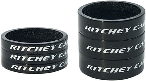 Ritchey Headset Stack Spacer Ritchey WCS Headset Stack Spacer - 1-1/8" 3x5mm 3x10mm Carbon Gloss BLK