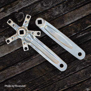 Rivendell Crankset Rivendell Silver Crankset - Arms Only