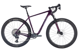 Salsa All-Road Bike Salsa Cutthroat C Rival GX AXS Transmission SUS Bike - 29" Carbon Deep Orchid 60cm
