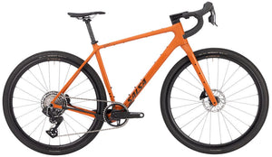 Salsa All-Road Bike Salsa Flyway C DLX Force XPLR AXS 13 Bike - 700c Carbon Amber Small