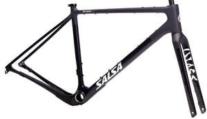 Salsa All-Road Frame Salsa Flyway C DLX Frameset - 700c Carbon Midnight Large