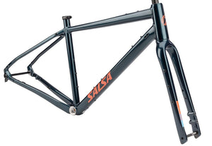 Salsa All-Road Frame Salsa Journeyer Drop Bar Frameset - Aluminum Midnight Blue 49cm