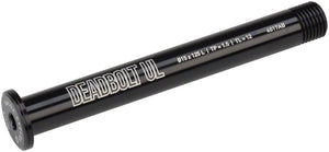 Salsa Axles & Axle Parts Salsa Deadbolt Ultralight Thru-Axle Front 15mm Axle Diameter 125mm Length 1.5 Thread Pitch 12mm Thread Length