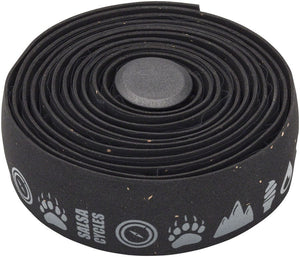 Salsa Bar Tape Black Salsa Glyph Gel Cork Bar Tape