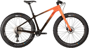 Salsa Fat Bike Salsa Beargrease Carbon Deore 11spd Fat Tire Bike - 27.5" Carbon Red Fade X-Large