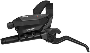 Shimano Brake/Shift Lever - Flat Bar Shimano ST-EF515-L EZ Fire Plus Shift/Brake Lever - Left 3x Shift Optical Gear Display For Hydraulic Disc Brake BLK