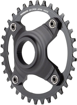 Shimano Chainrings Shimano STEPS SM-CRE80-B Chainring - 34T Without Chainguard 55mm Chainline BLK