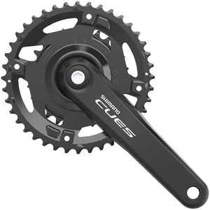 Shimano Cranksets and Arms 170Mm / 40/26T Shimano CUES FC-U4000-2 Crankset - 9/10/11-Speed, Riveted Square Taper JIS Spindle Interface, Black