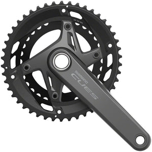 Shimano Cranksets and Arms 170Mm Shimano CUES FC-U6010-2 Crankset - 11-Speed 46/32t Asymmetric 110 BCD Hollowtech II, Black