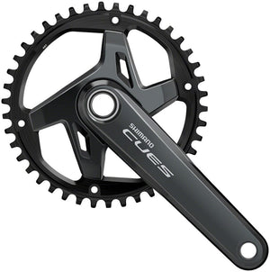 Shimano Cranksets and Arms 175Mm / 42T Shimano CUES FC-U8000-1 Crankset - 9/10/11-Speed, Asymmetric 96 BCD Hollowtech II, Black