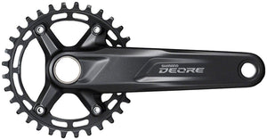 Shimano Cranksets and Arms Shimano Deore FC-M5100-1 Crankset - 170mm 10/11-Speed 32t 96 BCD Hollowtech II Spindle Interface BLK