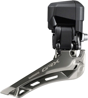 Shimano Front Derailleurs and Parts Shimano GRX FD-RX825 Di2 Front Derailleur - 2x12-Speed Braze-on Down Swing For 46-48t Max BLK/Silver