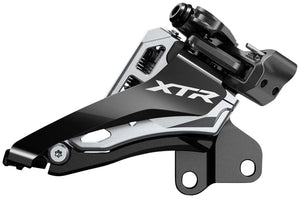 Shimano Front Derailleurs and Parts Shimano XTR M9100-E E2 Direct Mount 2x12 Front Side-Swing Derailleur