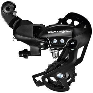 Shimano Rear Derailleurs Shimano Tourney RD-TX800 Rear Derailleur - 8 Speed Long Cage Shimano Rear Direct Mount BLK