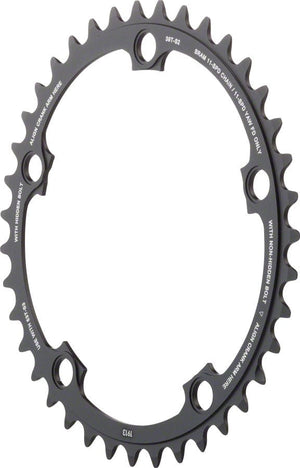 SRAM Chainrings SRAM 11-Speed 39T 130mm BCD YAW Chainring Black Use with 53T