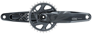 SRAM Cranksets and Arms 165Mm / 52Mm SRAM GX Eagle Boost Crankset - 165mm 12-Speed 32t Direct Mount DUB Spindle Interface Lunar 52mm Chainline